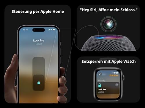 SwitchBot Smart Lock Pro elektronisches Türschloss schwarz