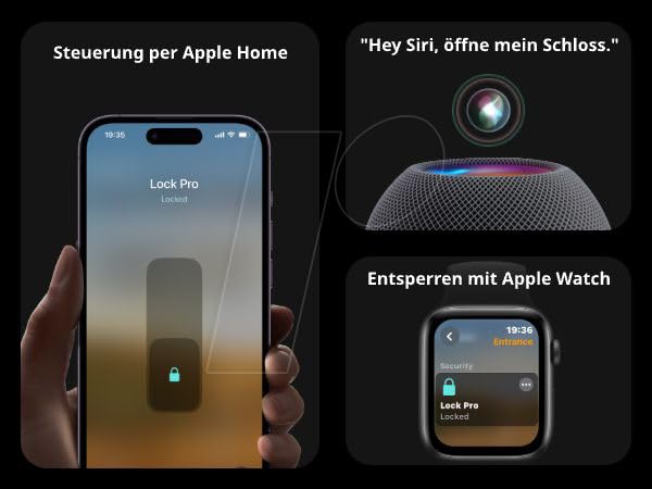 SwitchBot Smart Lock Pro elektroniczny zamek do drzwi, czarny