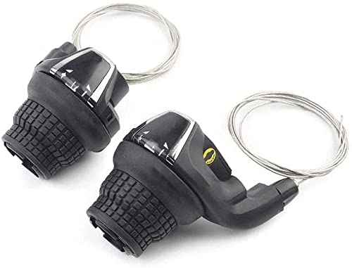 Lot De 3 Leviers De Vitesse Vélo 6/7 Vitesses | Ambidextres | Aluminium Et Plastique | Pour VTT, Ville, Route