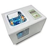 VISOSCI 2L Lab Water Bath with Circulating Pump, Three-Sided Viewing Windows, PID Temperature Control up to...