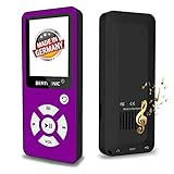 ✅ PRODUKT-DETAILS: Musikformate = MP3, WMA, FLAC, APE, WAV | Videoformat = AMV | Funktionen = Shuffle Modus, Equalizer, FM-Radio, Sleep-Timer, Wecker, Schrittzähler | Farbdisplay | Inkl. deutscher Anleitung | Farbe = lila | Made in Germany!