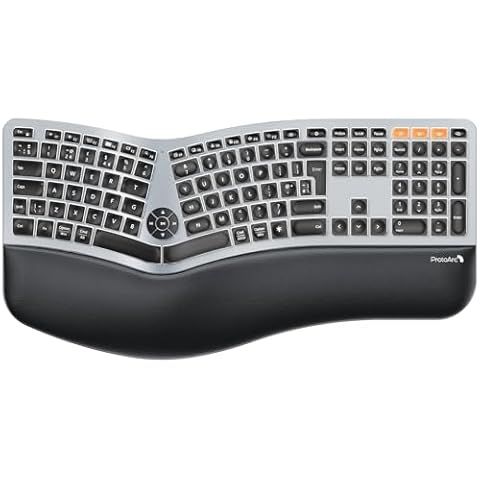 ProtoArc EK01 Plus Ergonomic Backlit Keyboard Cover
