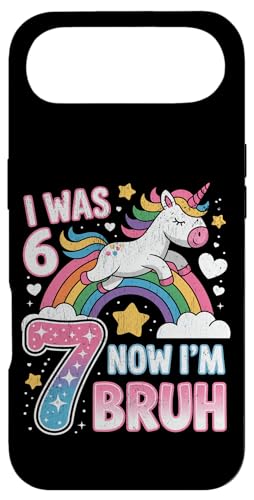 I was Six Now I'm Seven Years Birthday 7th Kids Funny 67 �X�}�z�P�[�X iPhone Air �p