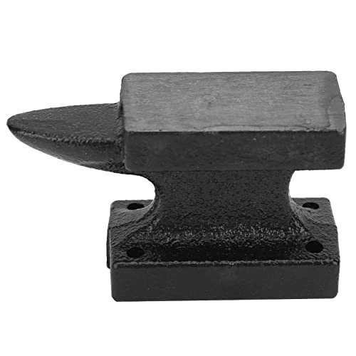 Schmiede Amboss Mini Amboss Amboss Werkzeuge Massiver Gusseisen Block with Gummikissen Metall Eisen Bank Block Amboss Stabile Werkbank for Stanzen Formen DIY Schmuck Stempeln