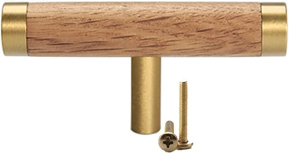 ,Door Cupboard Knobs,Furniture Drawer Pulls,Wooden Handle Drawer Knob Brass Furniture Wooden Cabinet Handles Morden Oak Cabinet Doors for Shoebox Cabinet Bedroom WardrobeColorSilverSi Furniture access