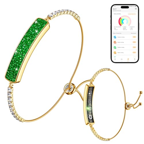 Sleep & Fitness Tracker with 2 Bands, Stylish & Ultra-Light