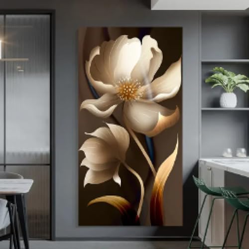 Impressions murales premium et toile de fleurs brunes XINBAO pour galerie d'art