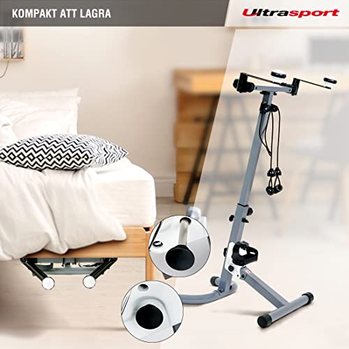 Ultrasport Senior Geschiktheid, Vitaliteitstrainer, Senior F-Bike, Mini crosstrainer, Ligfiets Oefening Fiets, opvouwbaar - Afbeelding 8