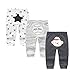 TONE Baby Leggings Hosen Hosen für Baby Jungen und Mädchen 0-3m/3-6m/6-9m/9-12m 4er Pack 100% Baumwolle Gr. 3-6 Monate, Design2