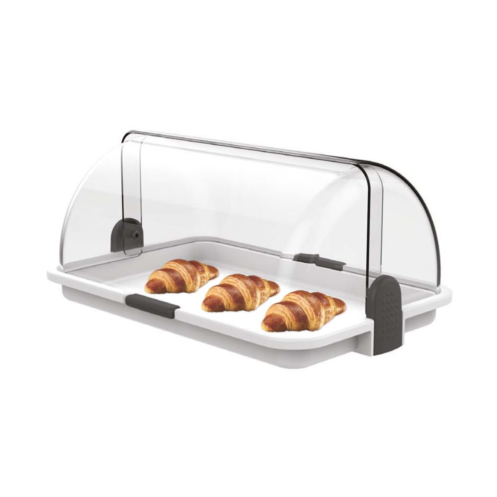 Vetrina da Banco per Dolci e Buffet 38x26x17 cm con Doppia Apertura – Ideale per Pasticcerie, Bar, Catering e Casa