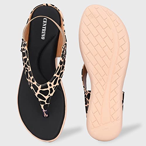 Image of Centrino Women's Thong Sandals & Comfortable Ortho Care Sandal for Ladies | Fashion Wear Sandal & Chappal | Soft Cushioned for More Comfort (2853)