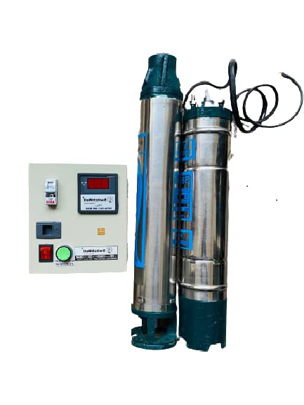 1hp 12 stage with Digital Control Panel Submersible pump for 4inch (100mm) borewell (1 HP V4 12 Stage) (B0B3J9TTVD) Amazon Price History, Amazon Price Tracker