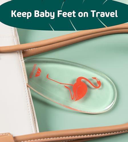 Sunivaca Glass Foot File Callus Remover for Feet, Flamingo Gifts for Women, Feet Scrubber Dead Skin Remover, Professional Pedicure Tools at Home, Heel Scraper for Cracked Heels Heavy Duty