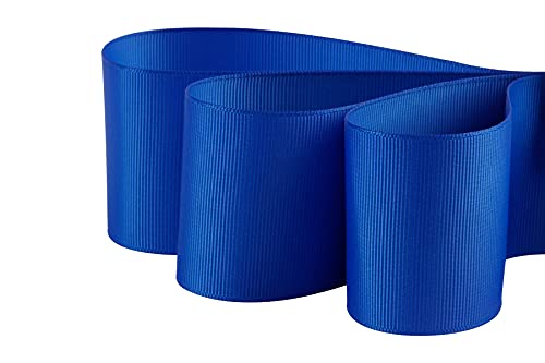 AVANAVA 50mm Wide Grosgrain Ribbon - 45 Meters, Ideal for Gift Wrapping Hair Bows, Home Decor, Flower Arrangement (352-Classic Blue) - Image 3
