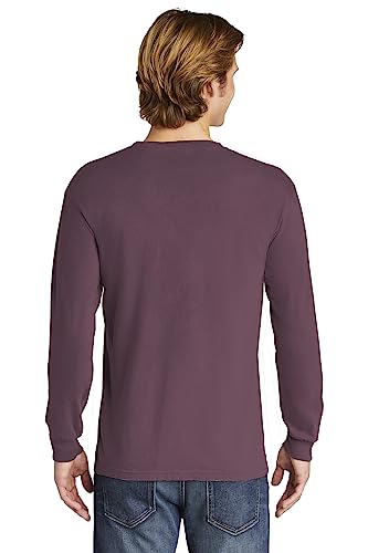 Image of Comfort Colors Chouinard 6014 Adult Heavyweight Long Sleeve Tee Berry Large