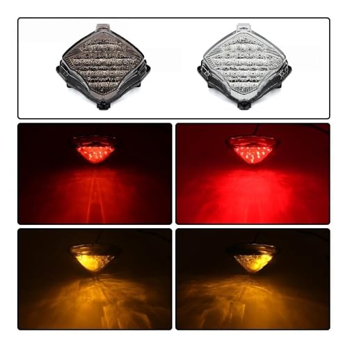 Luz trasera para YZF R1 2004 2005 2006 con freno e intermitentes integrados 4