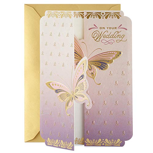 Hallmark Golden Thread Wedding Card (Butterflies) #TOP3