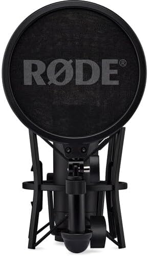 Rode NT1 5th Generation Large-Diaphragm Cardioid Condenser Microphone (Black) | Dual XLR/USB, Ultra-Low Noise & 32-Bit Float Recording for Streaming & Studio Recording + Mic Arm + Cable Ties + More - Image 3