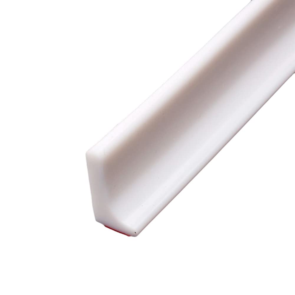 Barrière de douche autocollante flexible bloquant l'eau pour baignoire