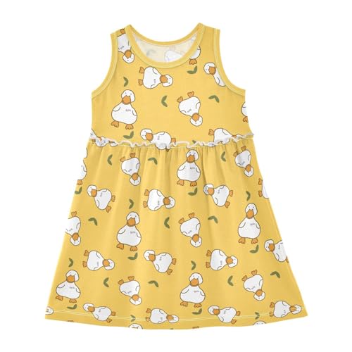 Girl Sleeveless Dress Summer Novelty Play Dress Outfit 2T-8T