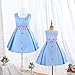 Cosplay Life Floral Dress for Girls and Young Adults Fashion Flower Waistline Kids Party Festival Dress Ages 5-9 Years Old