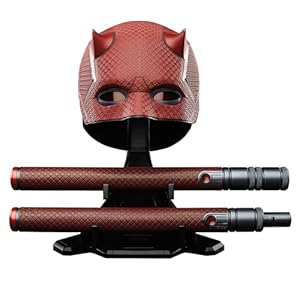 Marvel Legends Series Daredevil: Born Again Premium Roleplay Mask and Billy Club, Collectibles for Adults