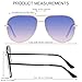 ANDWOOD Oversized Aviator Sunglasses for Women Big Large UV Protection Fashion Sun glasses UV Protection Fade Shades