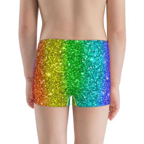 Boys' Cotton Boxer Brief Soft Underwear-Glitter Rainbow3