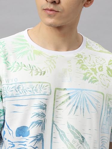 Image of Wear Your Opinion Mens Co ord Set All Over Printed T-Shirt & Short Set