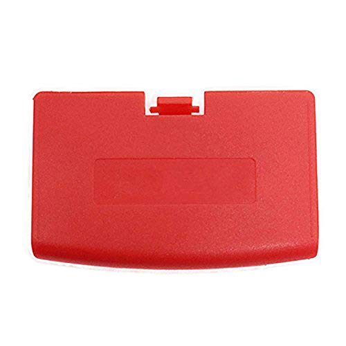 Replacement Battery Back Cover Case Door Lid for Game Boy Advance GBA （Red）