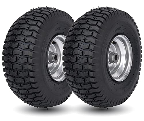 15x6.00-6 Lawn Mower Tire for Craftsman Husqvarna Riding Mowers Lawn