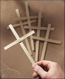 1home Palm Hanging Wall Cross Made from Palms Christian Catholic 8 Inch Tall Crucifix
