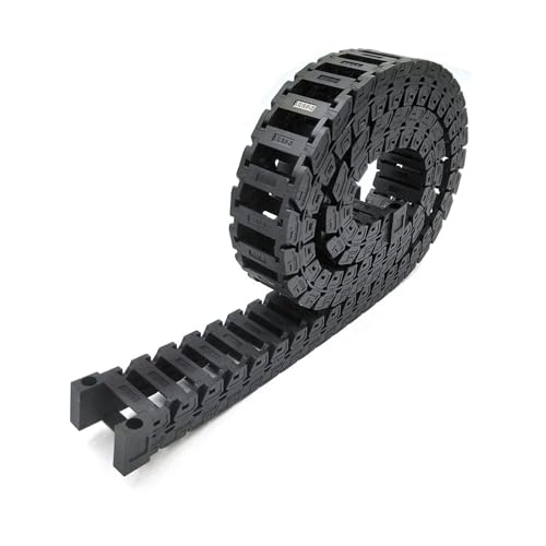 Pasacables articulado S18X25 de tipo cadena de arrastre plástica de 1 metro abierta por ambos lados