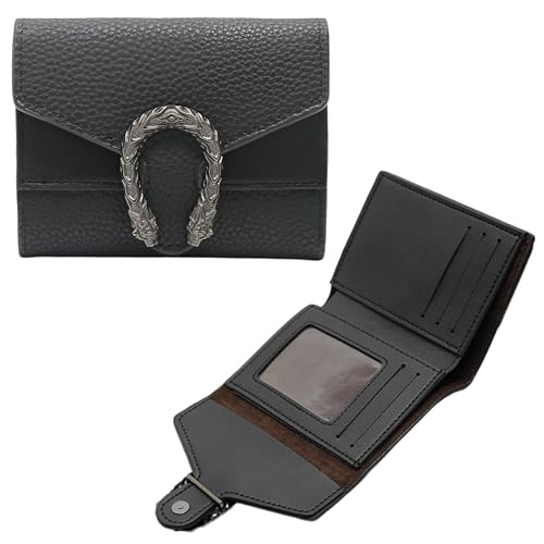 Image of Kraptick Women's Wallet -Stylish and Compact Purse Clutch Wallet for Women, Stylish Card Coin Holder, Debit Card Holder, Money Organizer and Travel Wallet for Women with 8 Slots (Black)