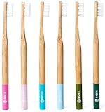 🌿 ECOLÓGICOS Y SEGUROS PARA TUS DIENTES. Nuestros cepillos de bambú son una alternativa higiénica y sostenible porque son naturalmente antibacterianos y resistentes al agua.