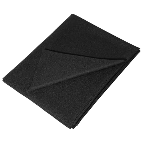 Speaker Grill Cloth 67x19.7 Black Speaker Fabric Cover Breathable Dustproof Subwoofer Stereo Fabric Replacement for Home Speakers Stage Audio Speakers Custom Cabinets