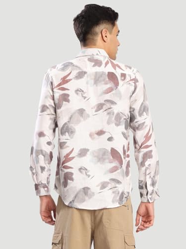 Image of BENE KLEED Men's Textured Cotton Shirt | Point Collar | Full Sleeves | Regular Fit