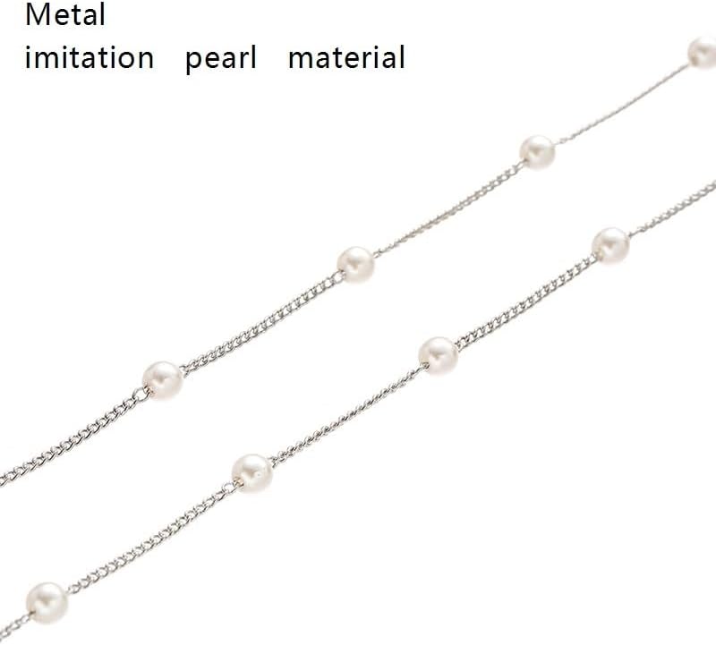 Ladies Glasses Accessories Temperament Versatile Pearl Eyeglass Chain Neck Hanging Rope