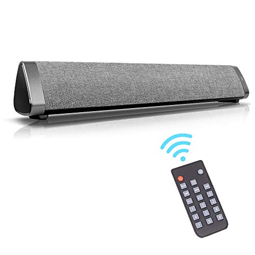 Wired & Wireless Soundbars for TV/PC, Outdoor/Indoor Bluetooth Stereo Speaker with Remote Control