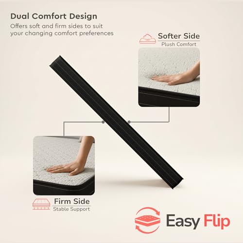 Image of Interio by Godrej Restomagic Dual Comfort Mattress | 5-Years Warranty | Single Bed, 5-Inch Mattress (72 x 30 x 5 Inches, PU Foam)