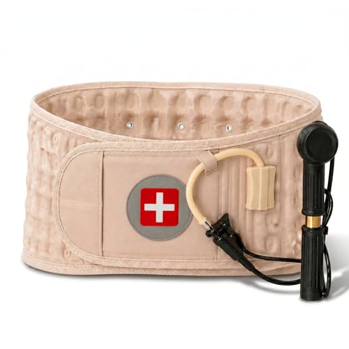 Relefia Adjustable Lumbar Support Belt - Ergonomic Waist Wrap for Daily Comfort Fits 29-49 Inches