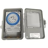 Temporizador mecánico TB388, 15 minutos, 24 horas, interruptor de tiempo, relé AC220V 10A, temporizador mecánico de fallo de energía(12V)