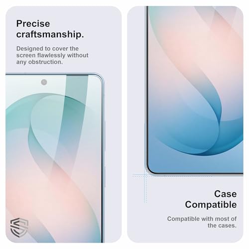 Image of Military-Grade Gorilla Tempered Glass For Samsung Galaxy S26 Plus (6.7 Inch) With Installation Kit | Edge to Edge Coverage | Black
