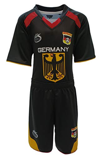 ARZA Youth Soccer Uniform Germany Color Black 100% Polyester_Kids and Boy (14)