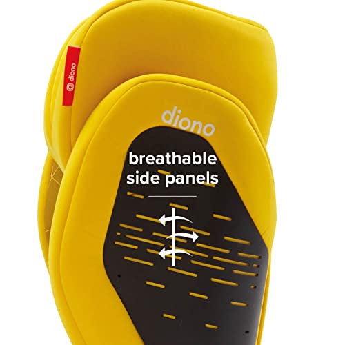 Diono Monterey 4Dxt Latch, 2-In-1 High Back Booster Car Seat With Expandable Height, Width, Advanced Side Impact Protection, 8 Years 1 Booster, Yellow Sulphur #TOP5