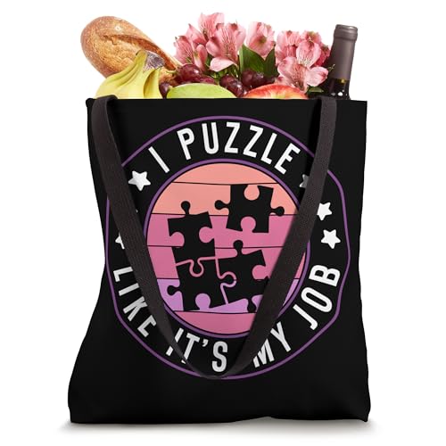 Bolsa Tote para Mujeres con Diseño de Rompecabezas Divertido miniatura 4