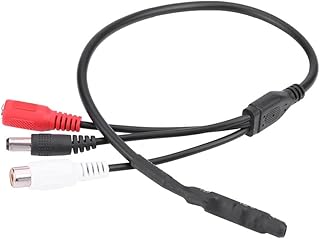 Ruiqas Mini Microphone High Sensitive Audio Pickup Device for CCTV Security Camera DVR Sound
