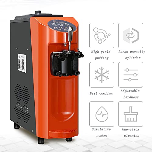 1000W Desktop Automatische Eismaschine, Kommerzielle vollautomatische Mini Soft Serve Maker, Küche Elektrische… – Bild 5