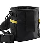 Luoyer Steinschleuder Tasche für Zwille Munitionstasche Schleudertasche Mit Gürtelbefestigung große Kapazität für Outdoor Jagd Slingshot Pouch Schleuder Zubehör Schwarz