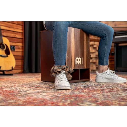 Foot Rattle Shaker Effect Instrument, Pangi Seed Shells — NOT MADE IN CHINA — Accessory for Acoustic Music, 2-YEAR WARRANTY